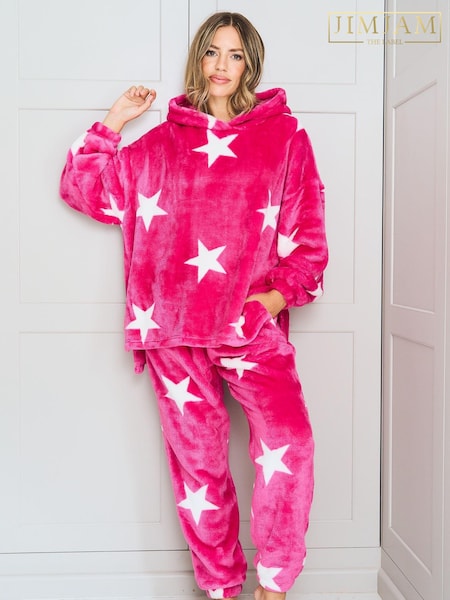Jim Jam the Label Pink Fleece Star Twosie (AW5643) | € 26