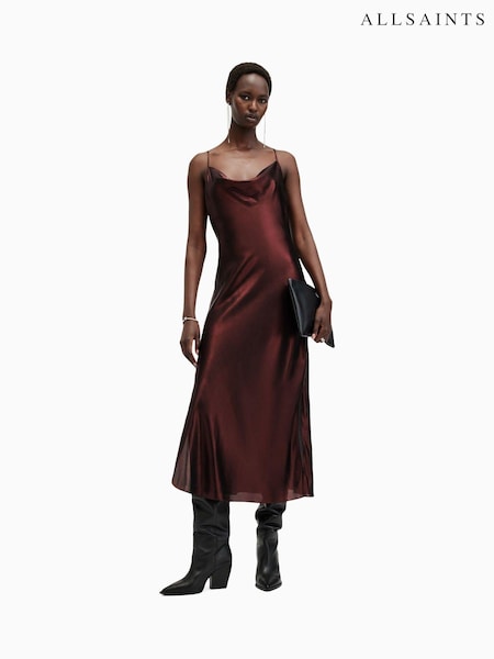 AllSaints Red Hadley Dress (AW5706) | €92
