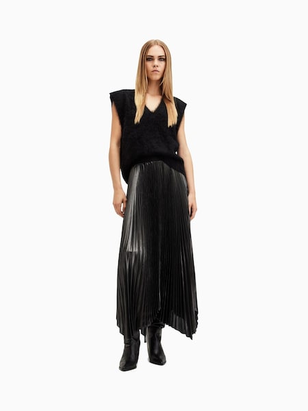 AllSaints Phia Metallic Skirt (AW5729) | ‏800‏₪