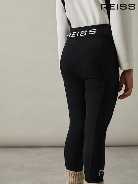 Reiss Black Kristen Leggings (AW5765) | ₪117
