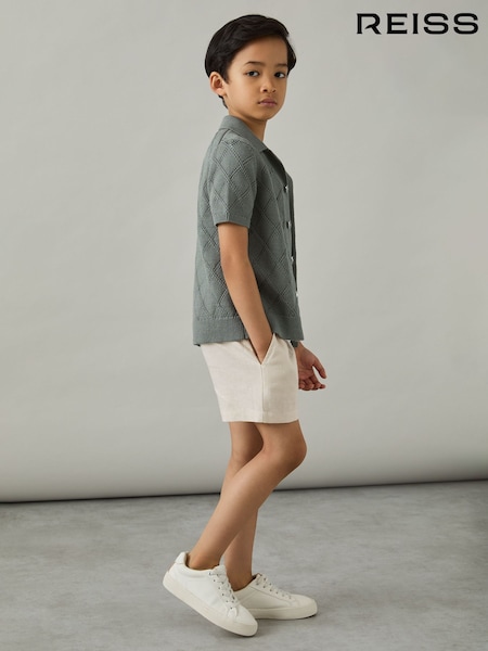 لون طبيعي - Reiss Drawstring Shorts (AW5810) | ‏230 د.إ.‏