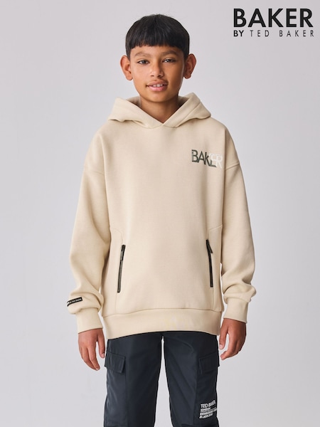 Baker by Ted Baker Oversized Back Graphic Print Hoodie (AW5841) | 151 QAR - 178 QAR