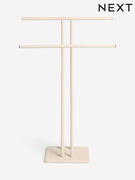 Natural Double Freestanding Towel Rail (AW5850) | €61