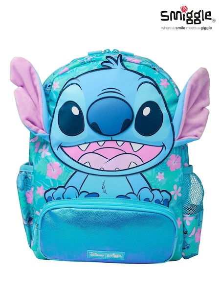 Smiggle Blue Junior Stitch Hoodie Backpack (AW5858) | AZN 93