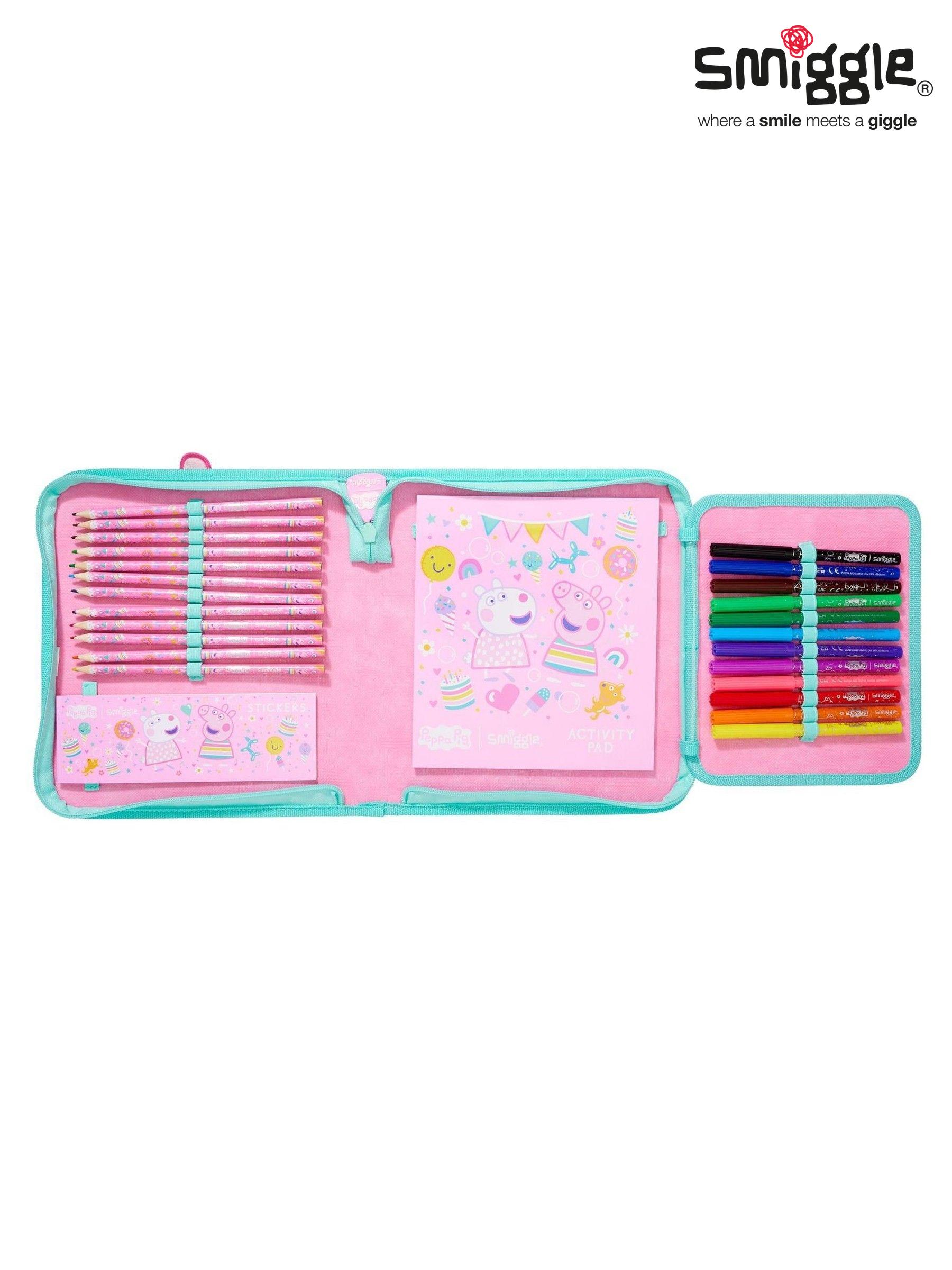 Smiggle pencil case with stationery cheap