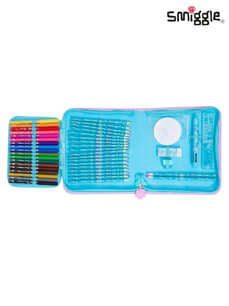 Smiggle Blue Stitch Zip It Stationery Gift Pack (AW5884) | 161 SAR