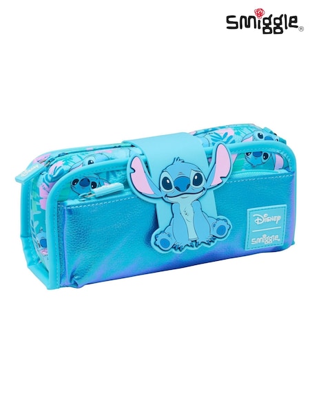 Smiggle Blue Stitch Utility Pencil Case (AW5888) | 73 QAR