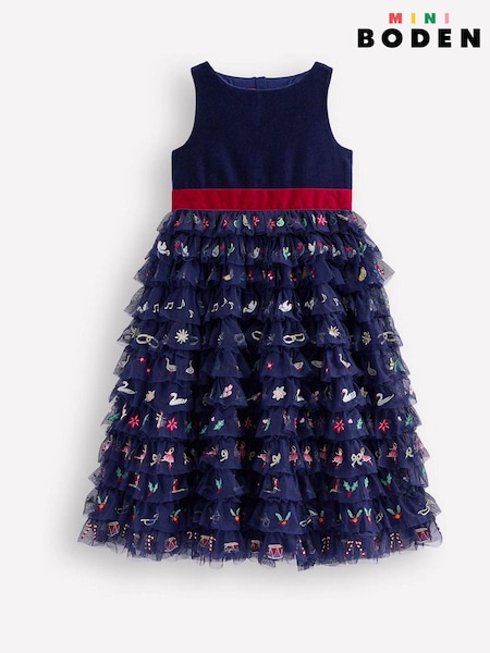 Boden 12 Days of Christmas 100% Cotton Dress (AW5949) | 514 LEI - 584 LEI