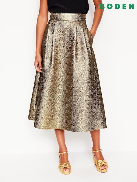 Boden Angelica Jacquard Skirt (AW5960) | 677 LEI