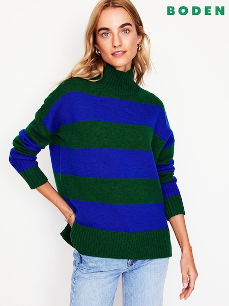 Boden Green Oversized Jessica Jumper (AW5963) | ₪704