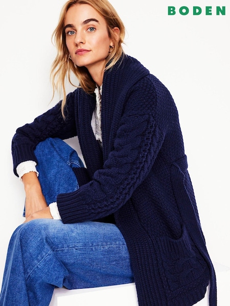 Boden Cable Belted Cardigan (AW5969) | 1,032 LEI