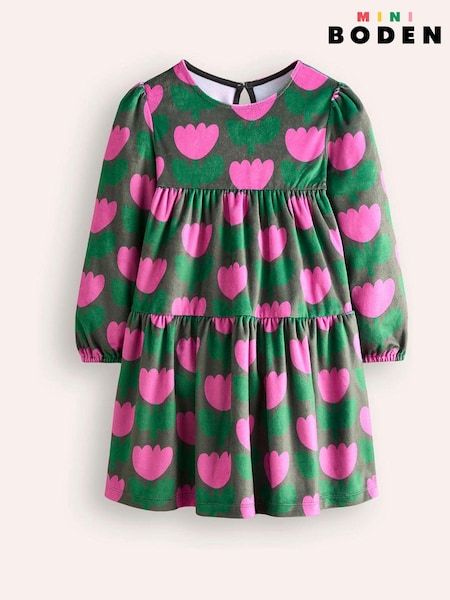 Boden Tiered Velour Dress (AW6009) | ‏15 ر.ع.‏ - ‏17 ر.ع.‏