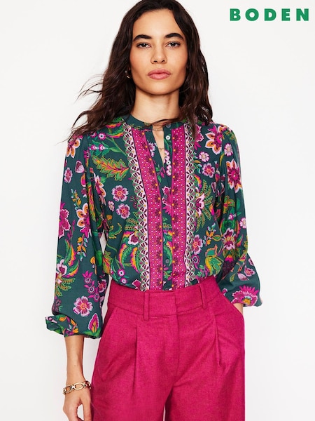 Boden Green Theodora Blouse (AW6032) | € 91