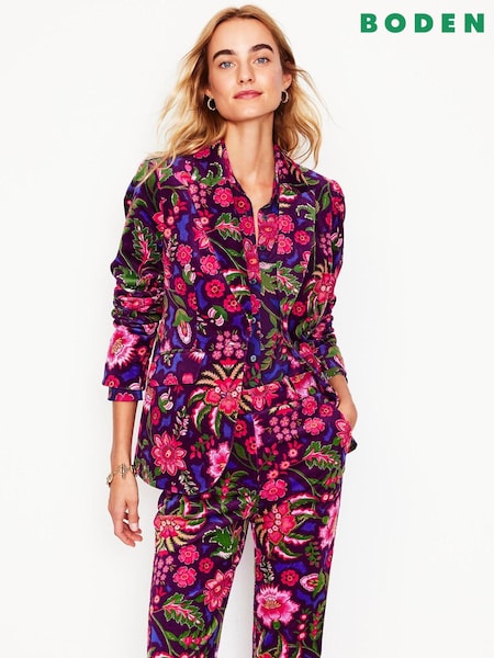 Boden Velvet Marylebone Blazer (AW6046) | kr3 241