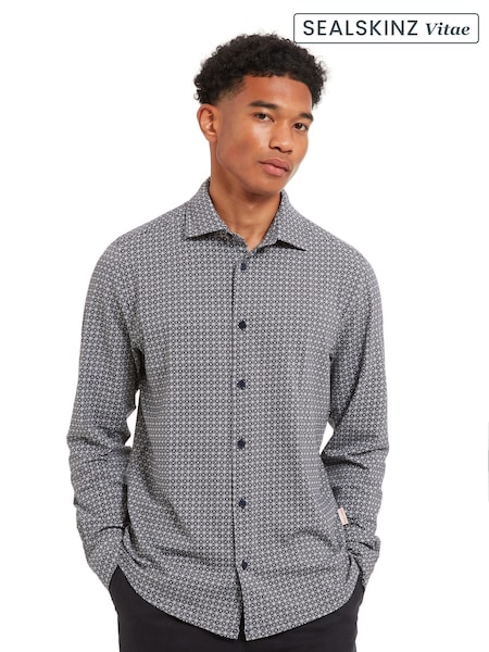Sealskinz Blue Halvergate Stretch Shirt (AW6076) | €83