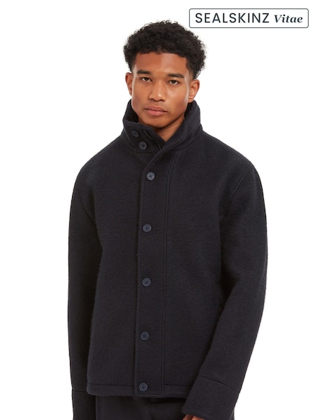 Sealskinz Blue Shelfanger Boiled Wool Jacket (AW6078) | R$ 3,210