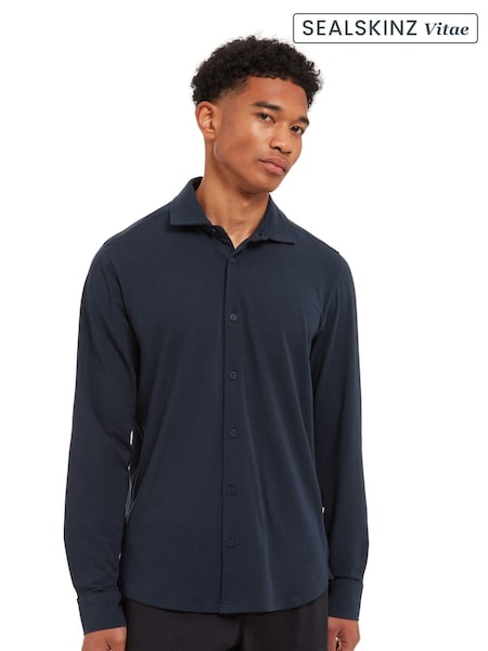 Sealskinz Blue Halvergate Stretch Shirt (AW6084) | €83