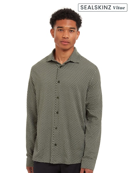 Sealskinz Green Halvergate Stretch Shirt (AW6089) | €83