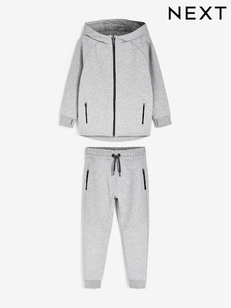 Harmaa Marli - Tech Urheiluvaatteet Huppari & Verryttelyhousut Set (3-16v.) (AW6206) | €47 - €62