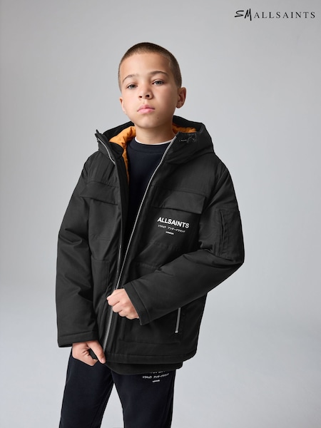 smALLSAINTS Black Underground Four Pockets Coat (AW6208) | € 78 - € 84