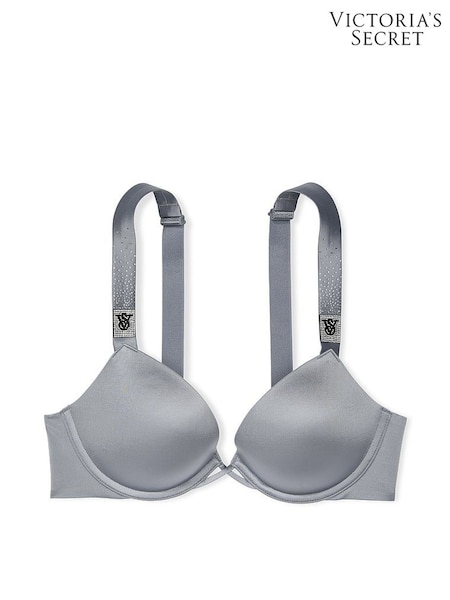 Victoria's Secret Asteroid Grey Push Up Scattered Shine Strap Bra (AW6371) | €68