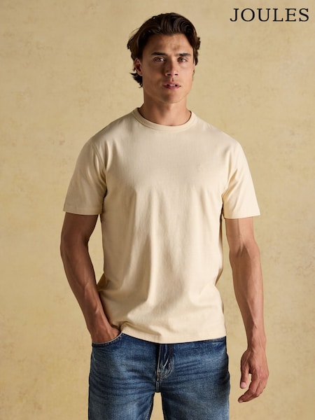 كريم - Rugby Club Crew Neck Cotton T-Shirt (AW6388) | ‏140 د.إ.‏