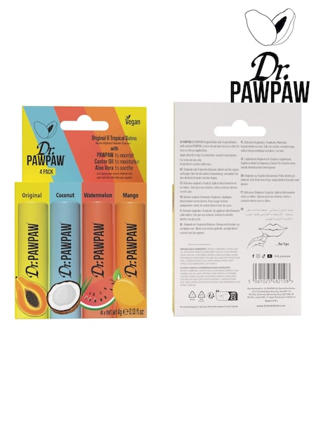 Dr. PAWPAW Original Tropical Balms 4x4g (AW6444) | €19.50