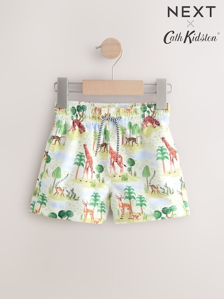 Green/White Cath Kidston Swim Shorts (3mths-7yrs) (AW6481) | R$ 90 - R$ 125