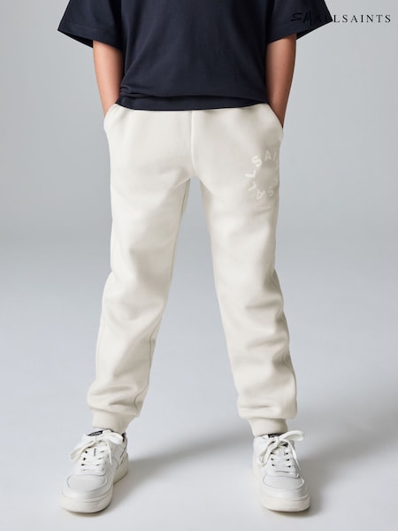 smALLSAINTS Light Grey Tierra Straight Cuffed Logo Joggers (AW6620) | € 39 - € 45
