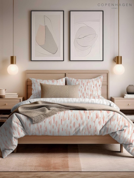 Copenhagen Home Pink Rayne Duvet Cover Set (AW6650) | €27 - €44