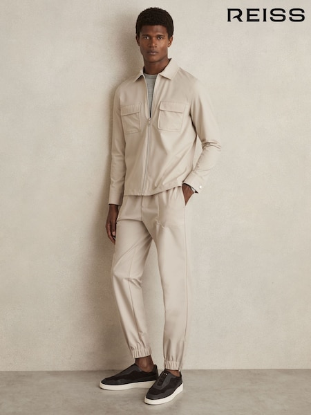 Reiss Stone Climb Drawstring Technical Cuffed Trousers (AW6755) | €195