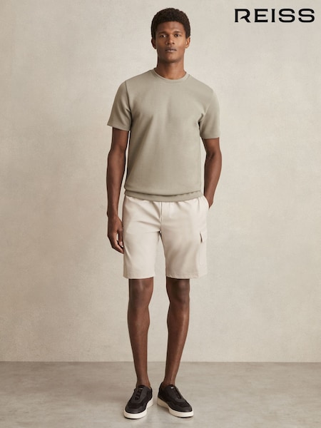 Reiss Stone Climb Drawstring Technical Cargo Shorts (AW6770) | €168