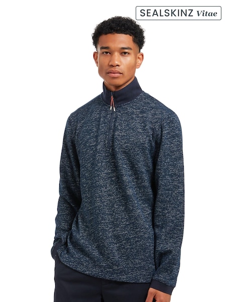 Middleton Ultra Soft Knitted Quarter Zip Funnel Neck Sweater (AW6777) | 7,210 UAH