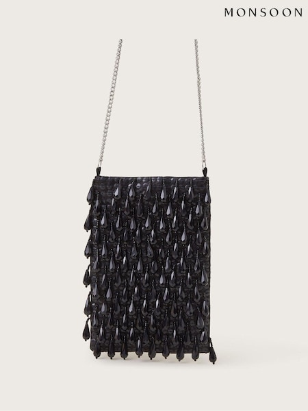 Negru - Monsoon Tess TORE Drop Telefon Geantă (AW6812) | 121 LEI