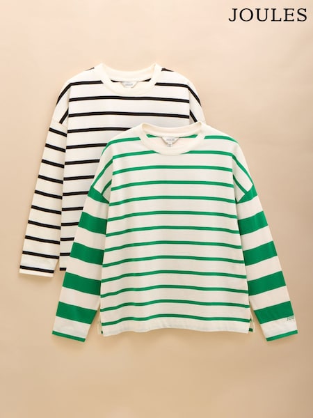 Joules Ellie 2 Pack Long Sleeve Jersey Tops (AW6816) | 65 €