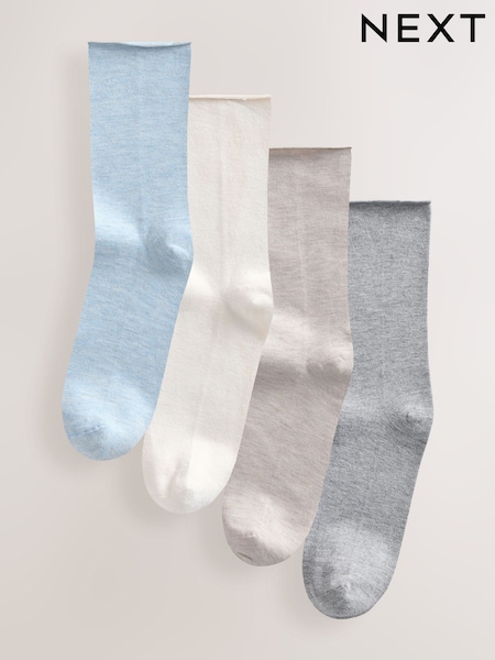 Neutral Viscose From Bamboo Ankle Socks 4 Pack (AW7172) | €14.50