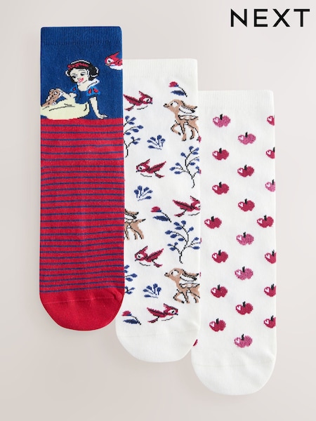 Snow White License Ankle Socks 3 Pack (AW7173) | €13