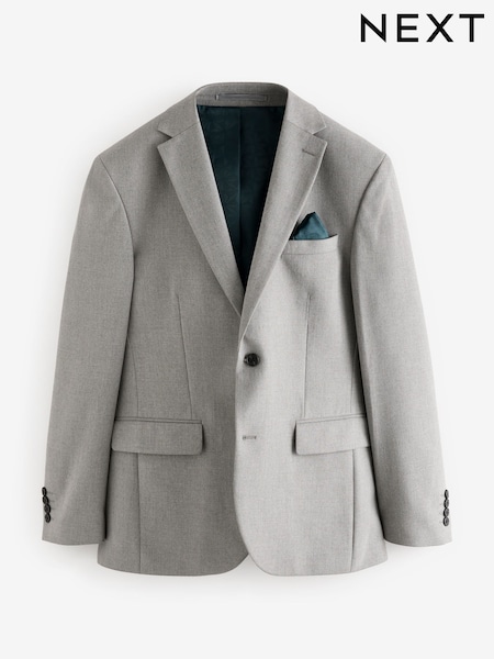 Grey Regular Fit Grey Textured Suit Jacket (AW7239) | € 96
