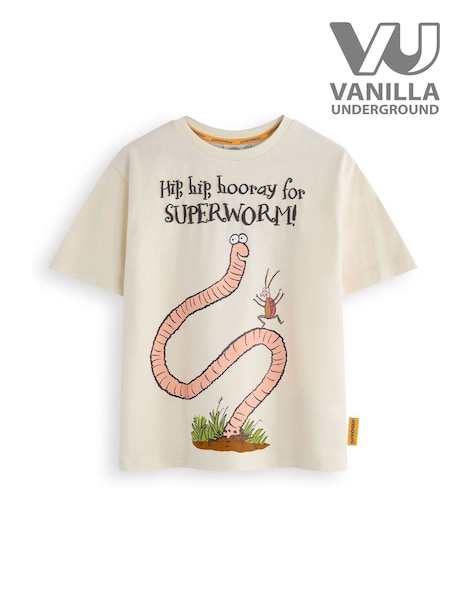 Vanilla Underground Cream Unisex Kids Gruffalo and Friends 100% Cotton T-Shirt (AW7249) | €19