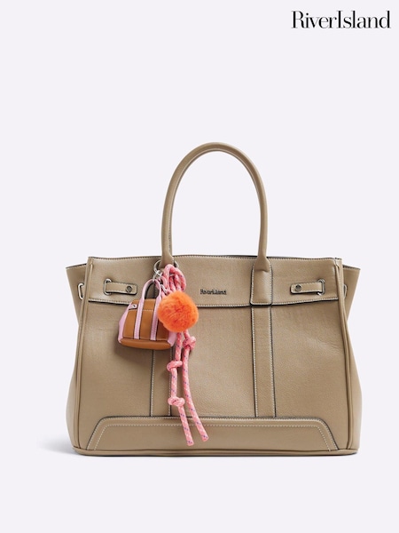 River Island Brown Charmed Tote Bag (AW7505) | €54