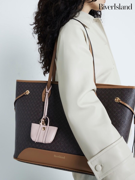River Island Side Tie Shopper Bag (AW7551) | kr880
