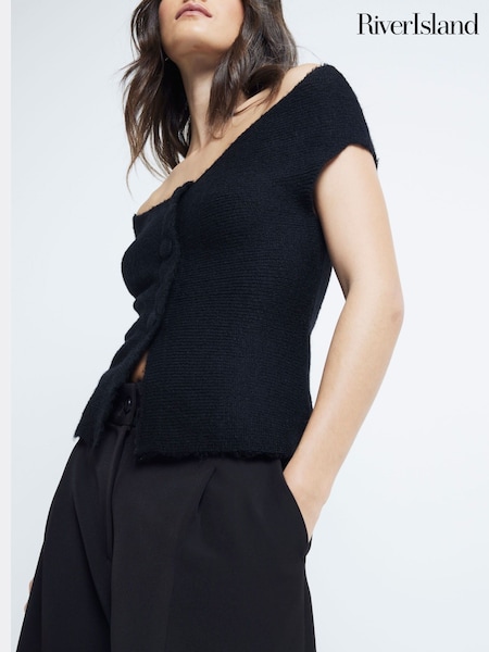 River Island Off Shoulder Bandeau Top (AW7577) | 166 LEI
