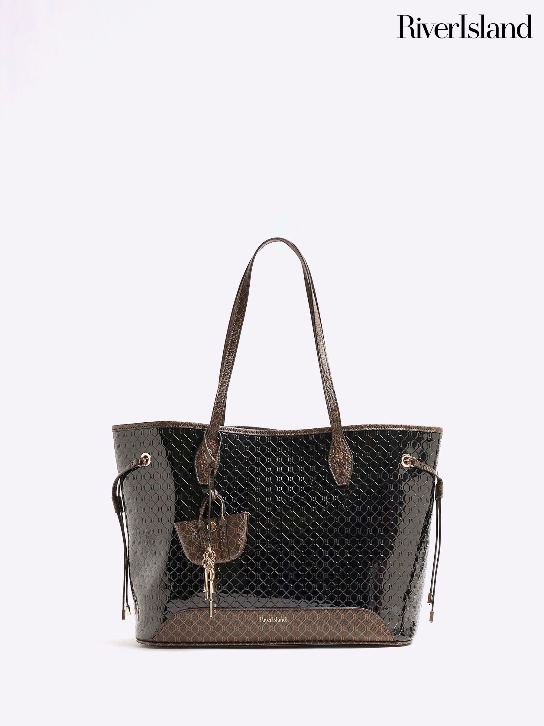 Women s Bags River Island Black Shoulder Accessories Next Germany