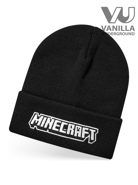Vanilla Underground Black Minecraft Boys Winter Beanie Hat (AW7870) | $30