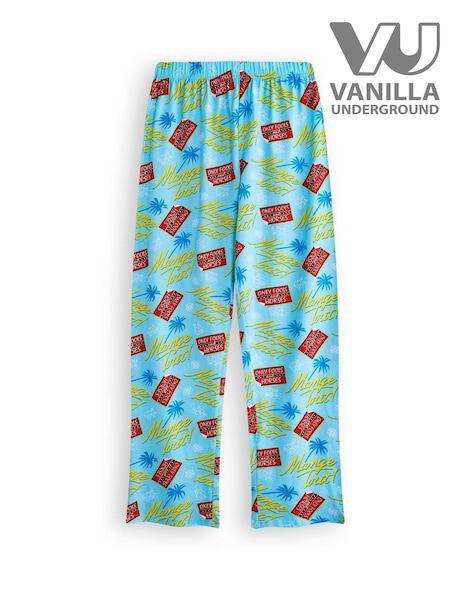Vanilla Underground Blue Mens Only Fools and Horses Lounge 100% Cotton Pyjamas (AW7874) | AED145