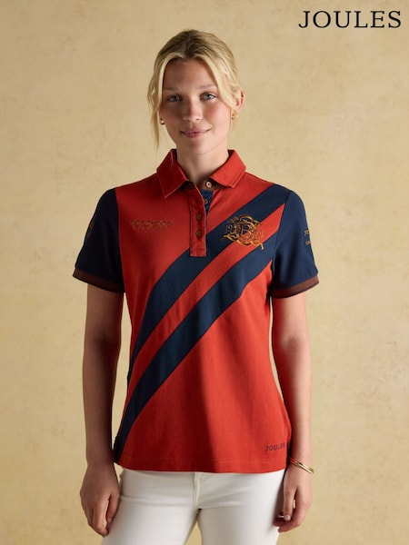 Joules Official Burghley Pique Polo Shirt (AW8245) | R$ 590
