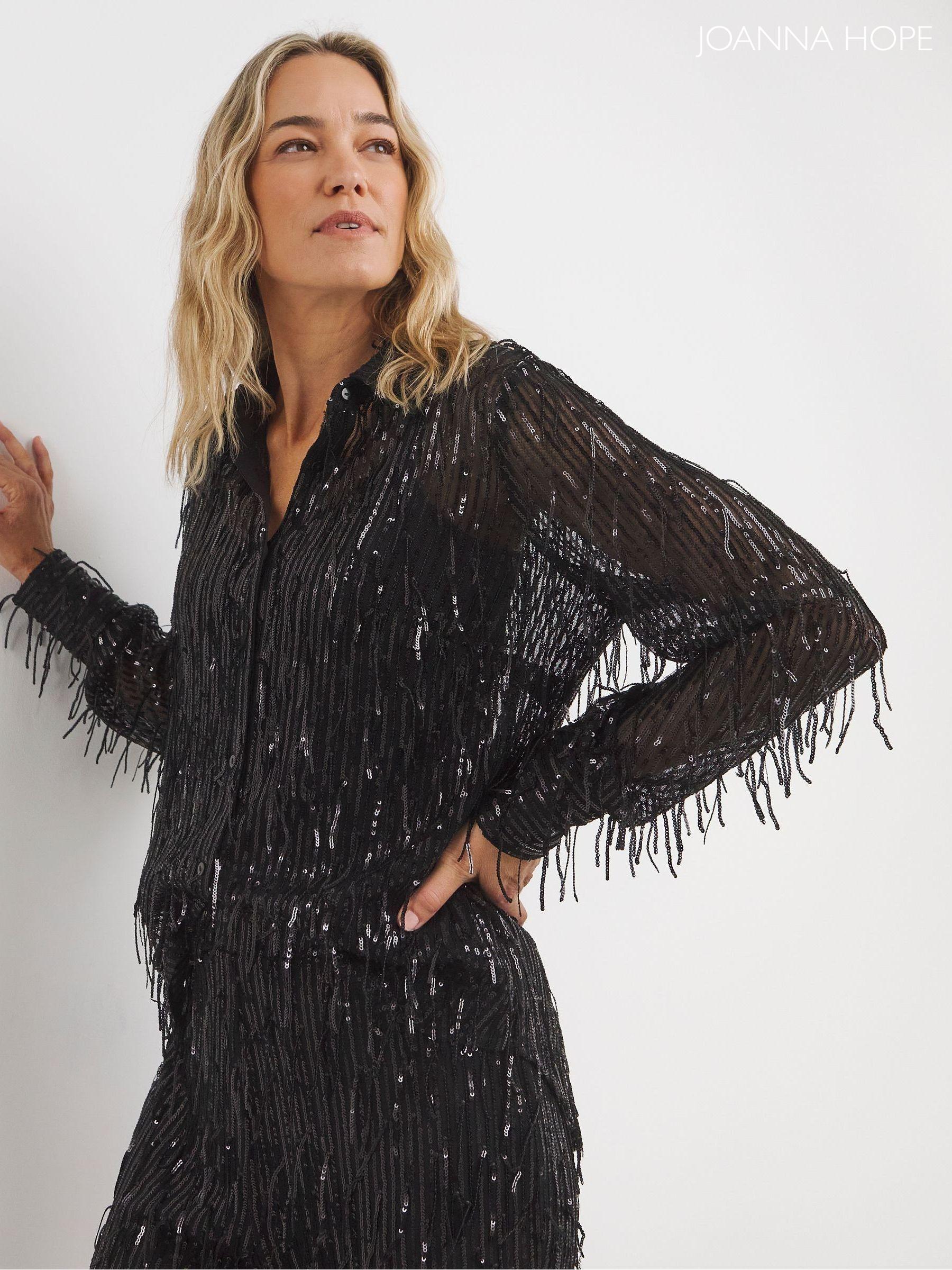 Joanna hope sequin tops discount