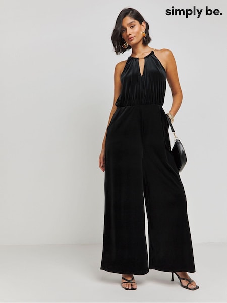 Simply Be Velour Wide Leg Jumpsuit (AW8397) | 71 €