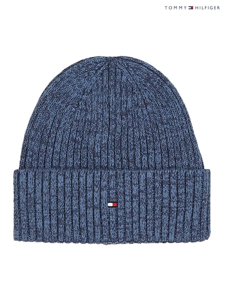 Azul - Tommy Hilfiger Cotton Cashmere Beanie (AW8459) | 57 €