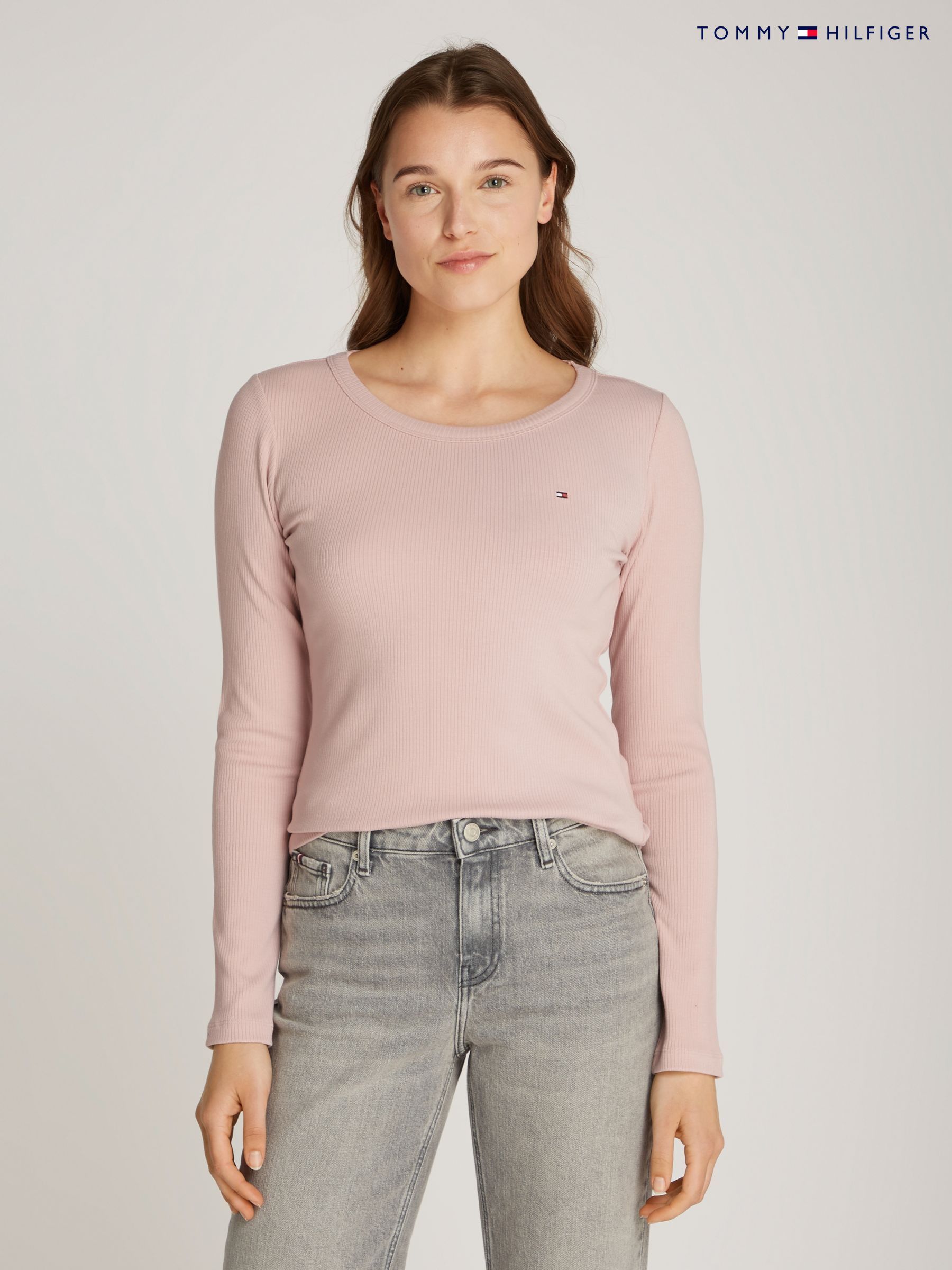 Women s Tommy Hilfiger Long Sleeve Roundneck Casual Tops Next Ukraine